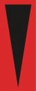 Preview: The image shows a large, downward-pointing black triangle on a red background. The triangle is sharp and dominates the center of the image, while the red background appears vibrant.