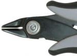 Preview: The image shows a gray-black pliers with a pointed, narrow blade. The handle is ergonomically shaped, and the pliers have a circular joint in the middle.