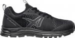 Preview: The shoe is a black, athletic running shoe with laces. It has a textured surface and a slightly reinforced sole that provides better grip.