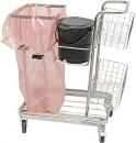 Preview: ESD cleaning trolley 900 x 550 x 1000 mm