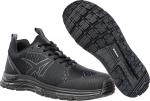Preview: The image shows a black athletic shoe with a breathable upper. The sole features a textured pattern for good grip. The toe is slightly rounded and the shoe has a modern, sporty shape.