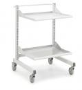 TMTL5-001-49 - Industrial multi trolleys low M500, steel shelves