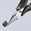 Preview: The image shows a pair of pliers holding a small black microchip. The handles of the pliers are ergonomically designed and have a rubberized surface for better grip.