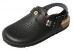 2505.261.16 - Women's clog with heel strap / perforation ESD black