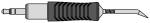 Preview: The image shows a tool with a long, narrow, pointed end and a round handle. The handle has horizontal grooves for a non-slip grip. It is commonly used for cutting or prying.