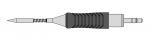 Preview: The image shows a narrow, elongated object with a non-slip rubberized surface and two tips: one pointed and one flat. The body has a straight shape.