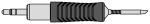 Preview: The image shows a screwdriver with a rubberized handle. On one side, there is a slim, rounded head, and on the other, a narrow, pointed metal part.