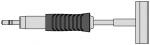 Preview: The image shows a plug with a round, metallic end and a rubberized, black handle. The plug is connected to a straight cable and has a rectangular bracket.