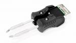 Preview: The image shows a sleek, black tool that has a USB port on one end. On both sides, there are two narrow, transparent rods attached.