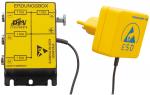 Preview: The image shows a yellow grounding box with multiple connections and a plug. The box features technical symbols and labels. The plug has an ESD symbol. Everything has a technical function.