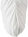 Preview: The image shows a white, slightly folded fabric tapering downwards. The surface appears smooth and might be made of a lightweight material.