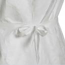 Preview: The image shows a white coat or a garment with a knotted band at the waist. The fabric appears light and could be made of paper or a similar material.