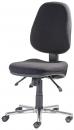 Preview: The chair is ergonomically designed, has a high backrest and a padded seat. It stands on five casters and has an adjustable mechanism. The color is black.