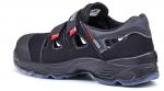 Preview: The shoe is black with a sturdy upper. It has breathable cutouts on the sides, a wide, stable foot area, and a non-slip rubber sole.