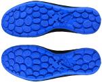 Preview: The image shows the underside of two sports shoes. The sole is in blue and features a structure with round indentations. In the center, there is a stylized gecko depicted.