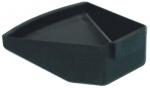 Preview: The image shows a black, triangular tray with a flat top surface and a slanted side. It has a compact, stable base and a small attachment on one edge.