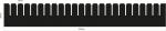 Preview: The image shows a long, narrow black strip with uniform, rectangular cutouts or notches along the top edge.