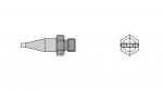 Preview: The image shows a schematic representation of a component, likely a nozzle or a fitting. There is a side view and a top view of the object.