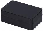 Preview: The image shows a rectangular, matte black box with rounded edges. It has a smooth, uniform surface finish and appears simple and modern.
