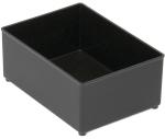 Preview: The image shows a rectangular, flat box made of black plastic. It has a smooth surface and slightly rounded corners. The box has small feet on the bottom.