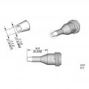 Preview: The image shows a technical drawing of a plug. It has a conical shape, with various views and measurements in millimeters for the precise dimensions.