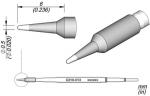 Preview: The image displays a technical drawing of a fine pen or needle. It features a sharp, conical shape with a diameter of 0.5 mm and a length of 6 mm. Various views are presented.