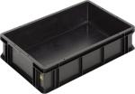 Preview: WEZ Eurobehälter ESD 600 x 400 x 145 mm, flacher Boden