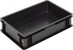 Preview: WEZ Eurobehälter light ESD 600 x 400 x 145 mm, flacher Boden