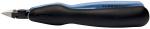 Preview: The image shows a cutter with a black, ergonomic handle and a blue top edge. The blade is sharp and metallic, ideal for precise cutting.