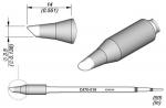 Preview: The image displays a technical drawing of a pen. It features a conical tip and a cylindrical body. Dimensions and product code are provided to clarify the size and shape.