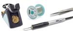 Preview: The image displays a selection of tools: a soldering iron, a spool of solder, a pair of pliers, and a soldering station, all used for electronic work.