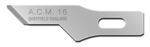 Preview: The image shows a silver blade that is narrow and sharp. It has a special shape with a notch for easy gripping. There are inscriptions on the blade.