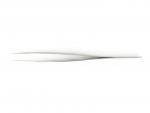 Preview: The image displays a slim, straight metal tweezer that tapers to a point at both ends. It lies horizontally on a simple, light background.