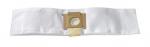 Preview: The image shows a medical aid: A white, textured pad with a central, round hole. It is secured with an adhesive strip.