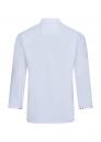 Preview: The image shows a simple, white long-sleeve shirt. The back is visible, without any special patterns or embellishments. It has a classic cut and a small collar.