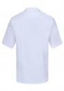 Preview: The image shows a light blue short-sleeve shirt with a classic collar. It has a simple, straight fit and is solid-colored without any patterns. The back view is visible.