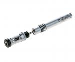 Preview: The image shows a silver, metallic device that looks like a pen. At one end, there is a round, black opening. The device has screws and grooves on the surface.