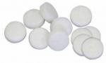 Preview: In the picture, there are several small, round, white tablets on a surface. They are smooth-skinned and have a uniform shape, with some overlapping each other.
