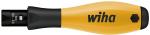 Preview: The image displays a screwdriver with a gray, rubberized handle in yellow. The word 