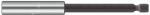 Preview: The image shows a long, narrow metal tool attachment. The front part is rounder and shiny, while the rear part has a hexagonal shape and is darker. The attachment is intended for screwdrivers.