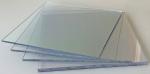 Preview: The image shows multiple transparent glass panes stacked on top of each other. The edges are slightly frosted, and they vary in size, arranged at a slight angle.