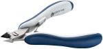 Preview: The image shows a small, handy pair of pliers with blue handles and a metallic cutting edge. It is intended for cutting wire or small materials.