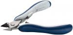 Preview: The image shows a nail and cuticle clipper with ergonomic, blue handles. The cutting edge is pointed and sharp, ideal for precise cutting.