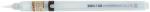 Preview: The image shows a transparent felt-tip pen with a fine tip. It has a white body and a brown cap. Small inscriptions and symbols can be seen on the pen.