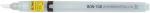 Preview: The picture shows a thick marker in white with a transparent handle. The tip is broad and has a yellow mark on the label that displays the marker's name.