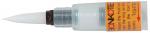 Preview: The image shows a small bottle with a pointed tip. The bottle is transparent and has an orange label with instructions. The tip looks like a fine point.