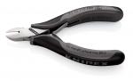 Preview: The image shows a pointed pair of pliers with a shiny cutting edge and ergonomic, black handles. On the pliers, it reads 