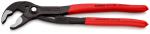Preview: The image shows a large pliers with red, ergonomic handles and a black head. The pliers have an adjustable opening and rough edges for better grip.
