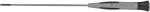 Preview: The image shows a screwdriver with a long, narrow steel head and an ergonomic, gray handle. The head is straight and suitable for slotted screws.