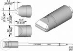 Preview: The image displays technical drawings of a cylindrical object from various perspectives. It includes dimensions in millimeters and a marked section that clarifies the shape.